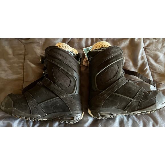 VANS Women’s Size 9 Contra Black Winter Boots BOA - WNS Vintage - Picture 1 of 12